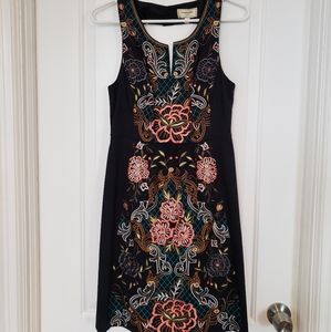 Moulinette Soeurs Embroidered Midi Dress